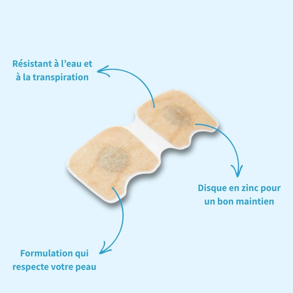 Kit de bandes nasales magnétiques Respire Zen